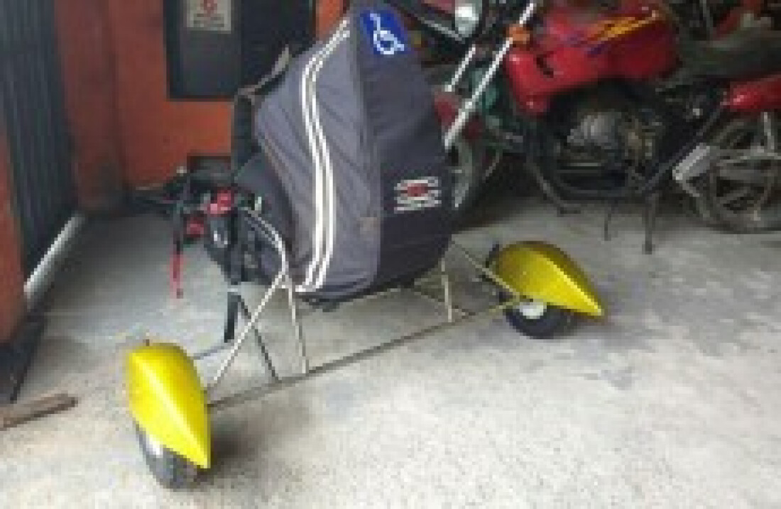 Depois de um grave acidente o céu é o limite para cadeirante