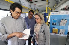 Projeto deixa livros à disposição de passageiros