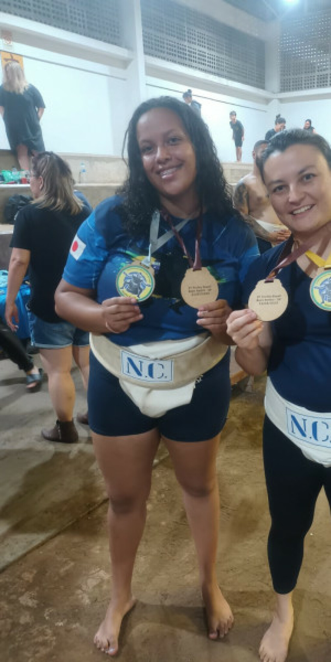 Atletas de Suzano vencem em várias categorias do Troféu Brasil de Sumô