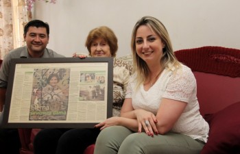 Rodrigo Ashiuchi e esposa visitam ex-primeira-dama