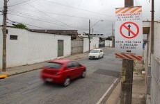 Trânsito da rua Casarejos sofre alteração hoje