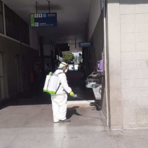 Prefeitura realiza pulverização de espaços públicos da região