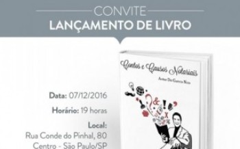 Arthur Del Guércio Neto lança livro em São Paulo hoje à noite