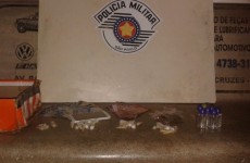 Menores são pegos com drogas: