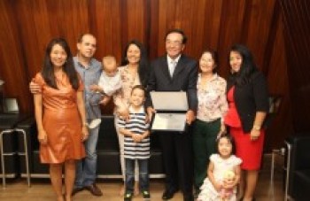 Olimpio é homenageado em sessão derradeira
