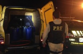 Polícia Rodoviária apreende combustível