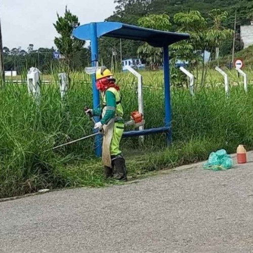 Estradas do Taboão e do Nagao recebem manutenção