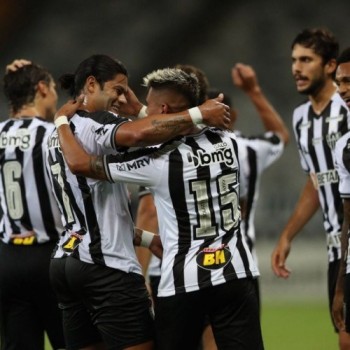 Na estreia de Hulk, Atlético goleia Uberlândia e vira líder do Mineiro