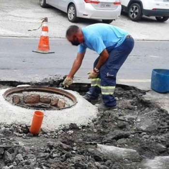 Semae conclui substituição e reparo de tampões de esgoto