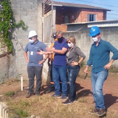 Sabesp e Suzano vistoriam o rio Taiaçupeba-Mirim