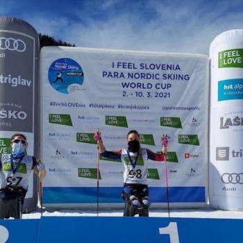 Aline Rocha é bronze na Copa do Mundo de esqui paralímpico