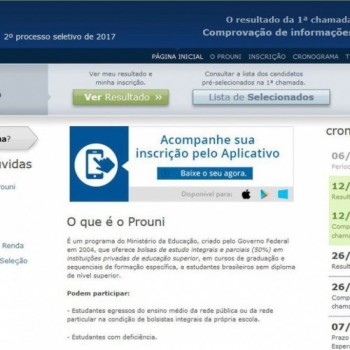 Bolsa Permanência do Prouni será paga a partir desta quarta-feira