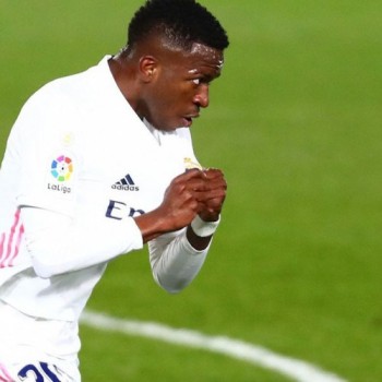 Real Madrid empata no Espanhol graças a gol de Vinícius Júnior