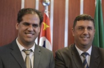 Cerimônia de posse em Poá