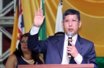 Cerimônia de posse em Itaquá