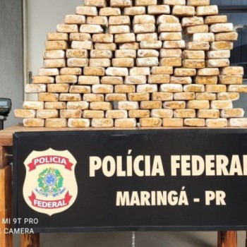 PF apreende 154 kg de crack em caminhão que teria saído de Ponta Porã
