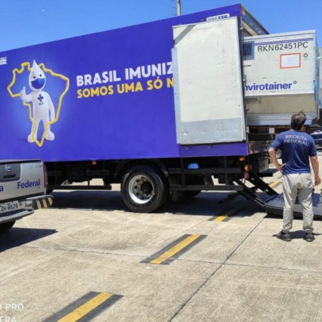 Estado do Rio recebe 196 mil doses da vacina Oxford/AstraZeneca