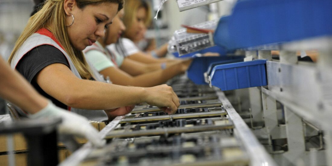 Indústria possui 15% da força de trabalho feminina