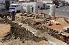 Avenida Uberaba recebe tubulação