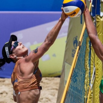 Vôlei de Praia: semifinais do circuito agitam sábado em Saquarema