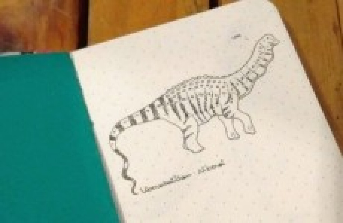 Oficinas ensinam a desenhar dinossauros e a fazer origamis