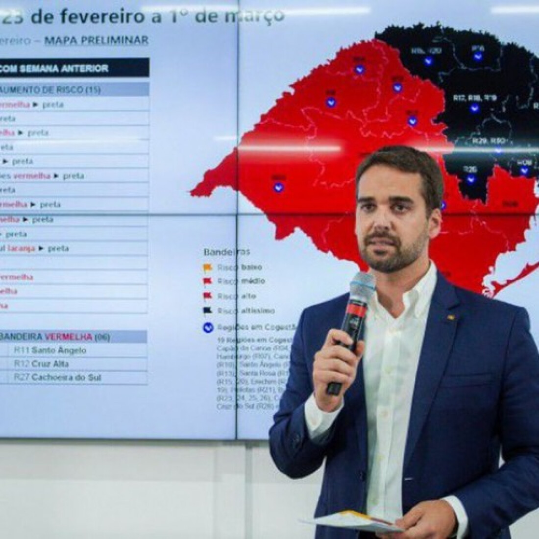 Covid-19: governador determina suspensão geral das atividades no RS
