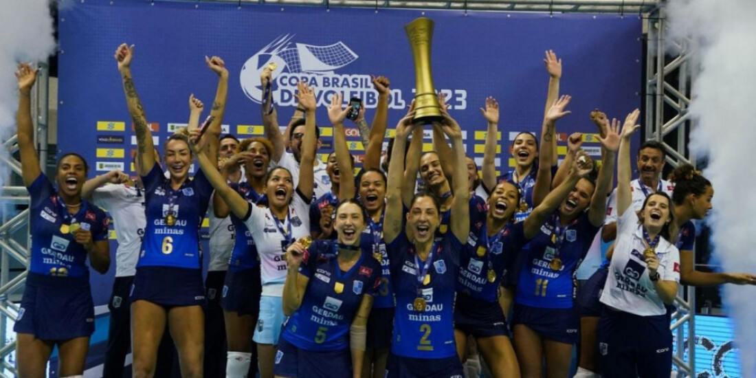 Minas conquista o tricampeonato da Copa Brasil de vôlei feminino