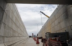 Construção do 2º túnel no centro chega a 63%