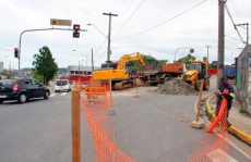 Trecho da avenida Japão é interditado