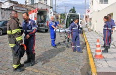 Hospital realiza simulado de incêndio com vítimas