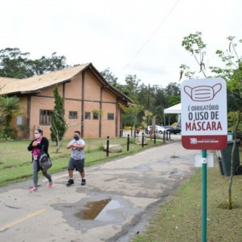 Parques recebem mais de 6 mil pessoas no final de semana