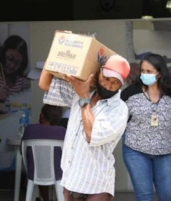 Entrega de cestas básicas segue hoje no Pró-Hiper