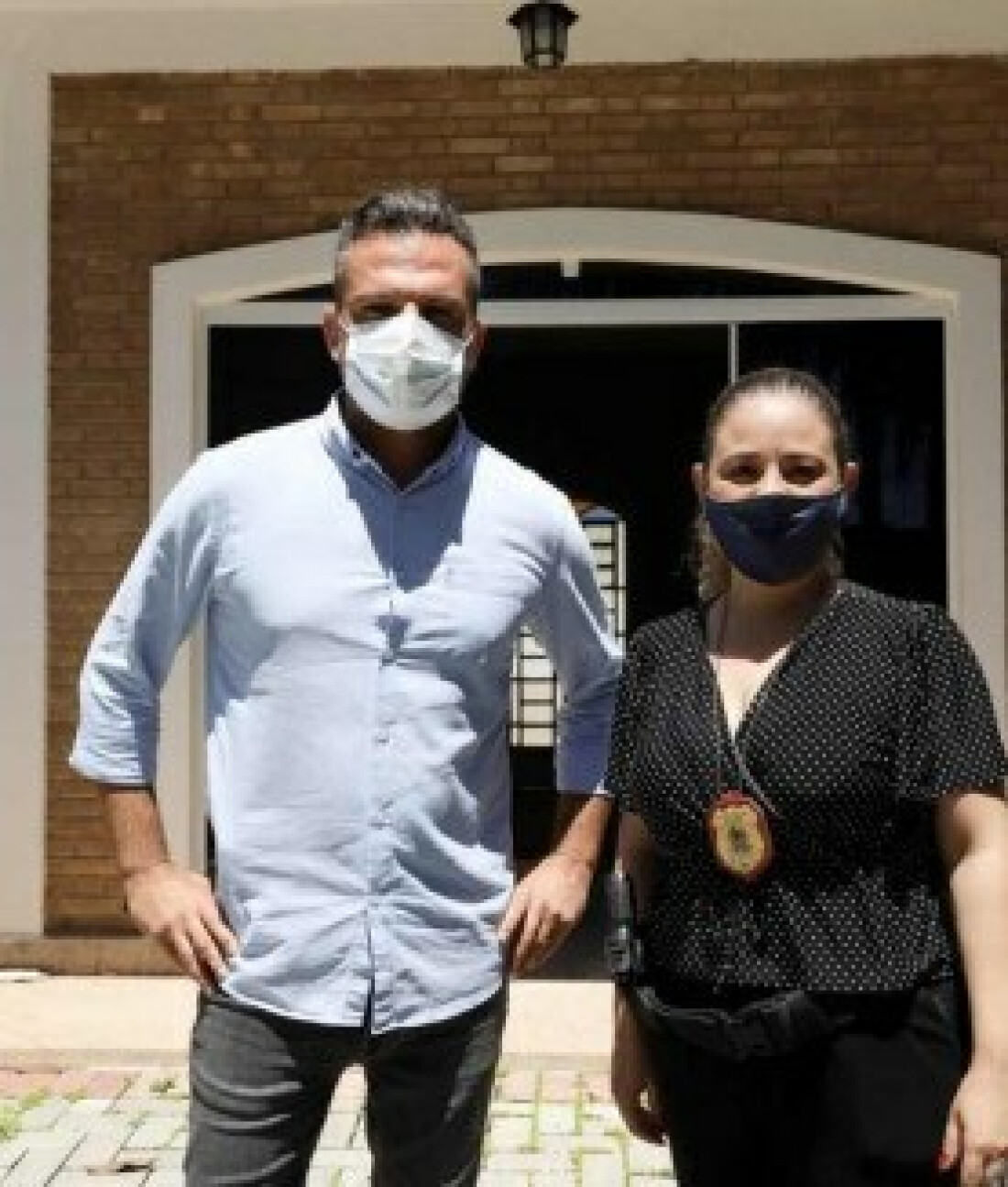 Comitiva vistoria futura Delegacia da Defesa da Mulher