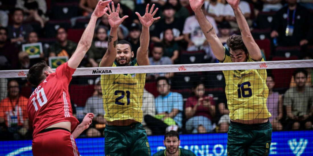 Liga das Nações: Brasil é superado pela Polônia por 3 sets a 1