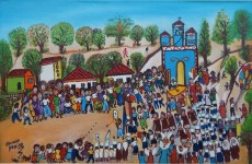 Exposição reúne produções de artistas que se dedicam à arte Naïf