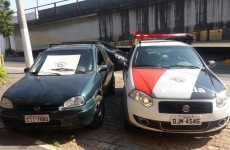 Carros furtados são recuperados