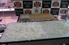 Polícia apreende drogas em Mogi