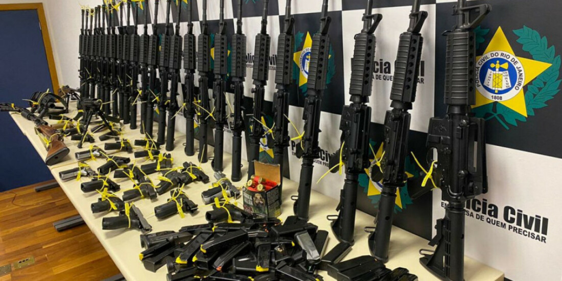 Número de fuzis apreendidos no Rio dobra em relação ao ano passado