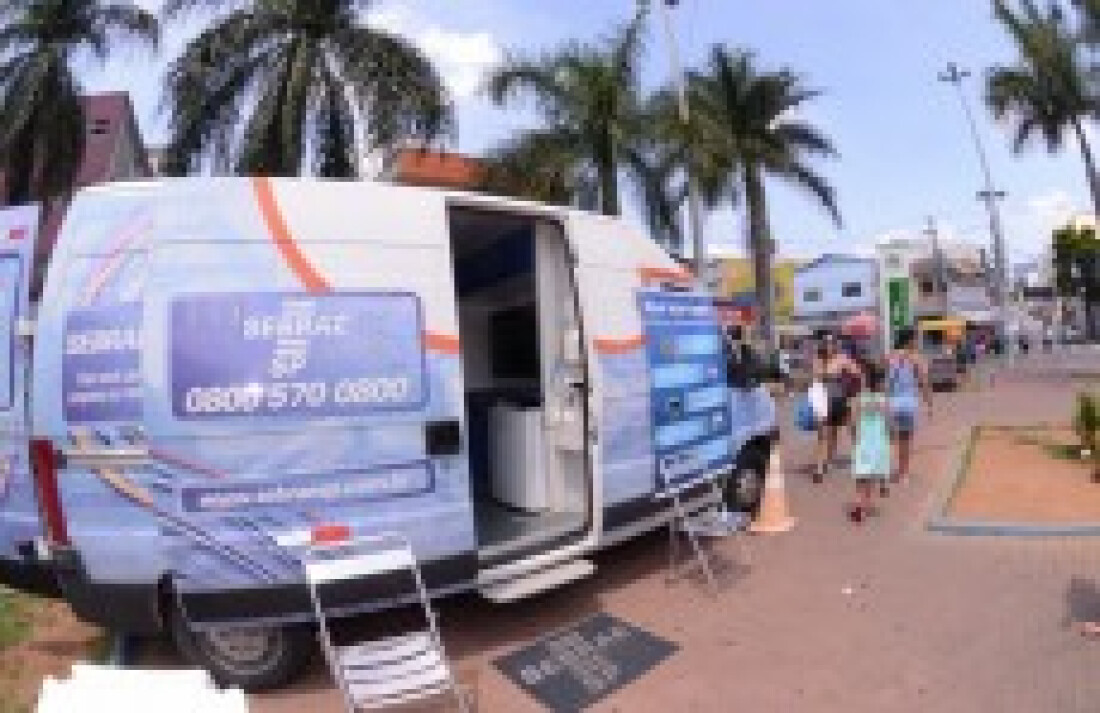 Sebrae Móvel faz serviços até sexta-feira em Ferraz