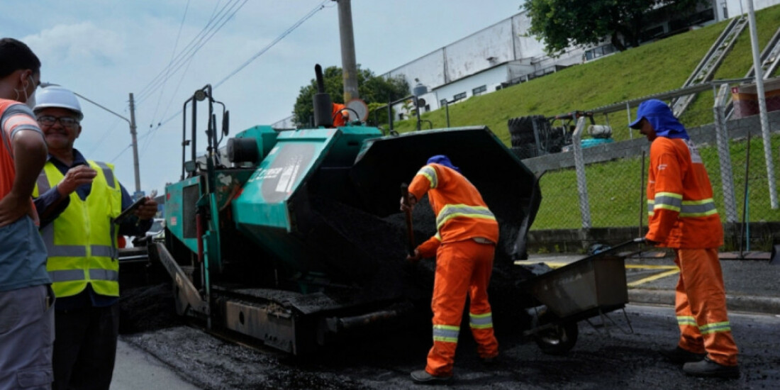 Programa de recuperação asfáltica segue em Braz Cubas e Vila Natal