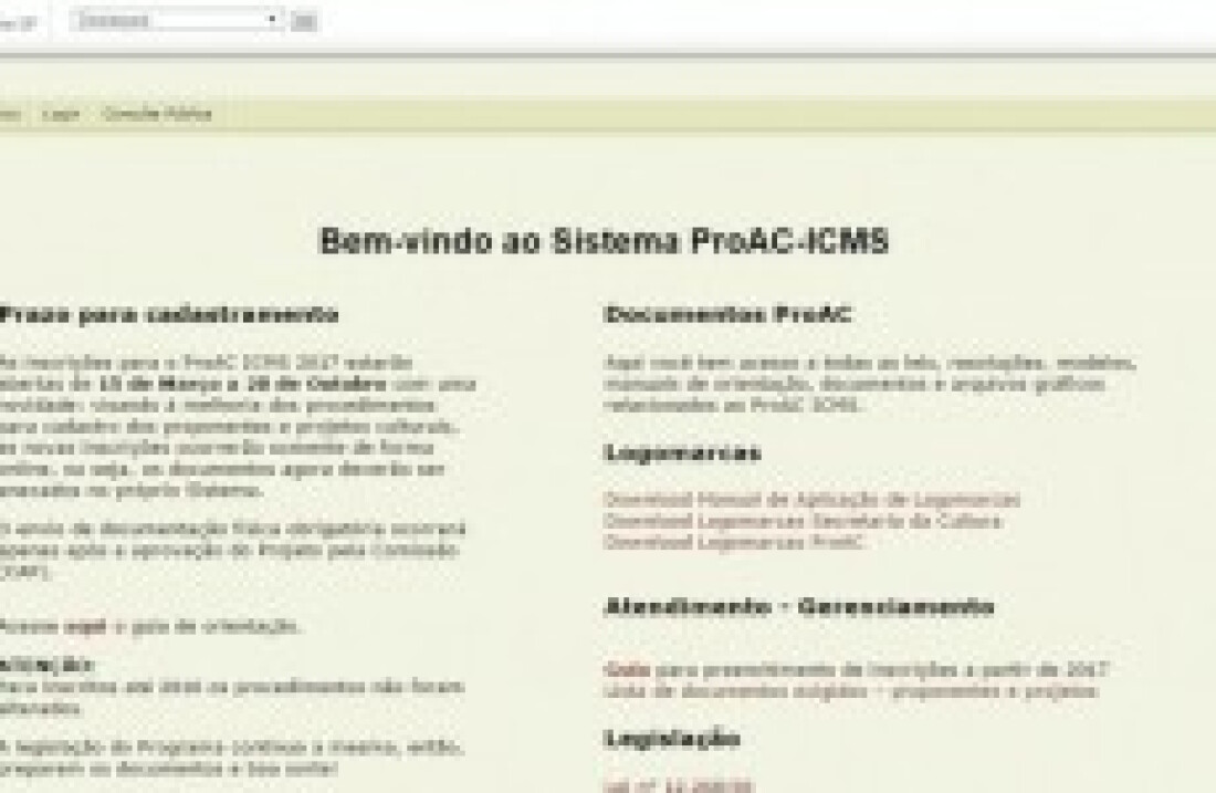 ProAC ICMS terá R$ 100 milhões