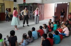 Trupe do Riso promove curso de Palhaço em escola de Mogi