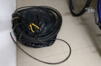 furto de fiação é flagrado pela gcm: