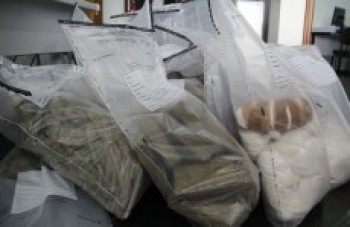 Droga encontrada vale R$ 300 mil