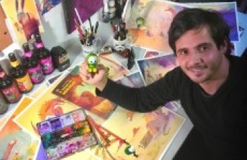 Weberson Santiago ilustra livro de Mauricio de Sousa