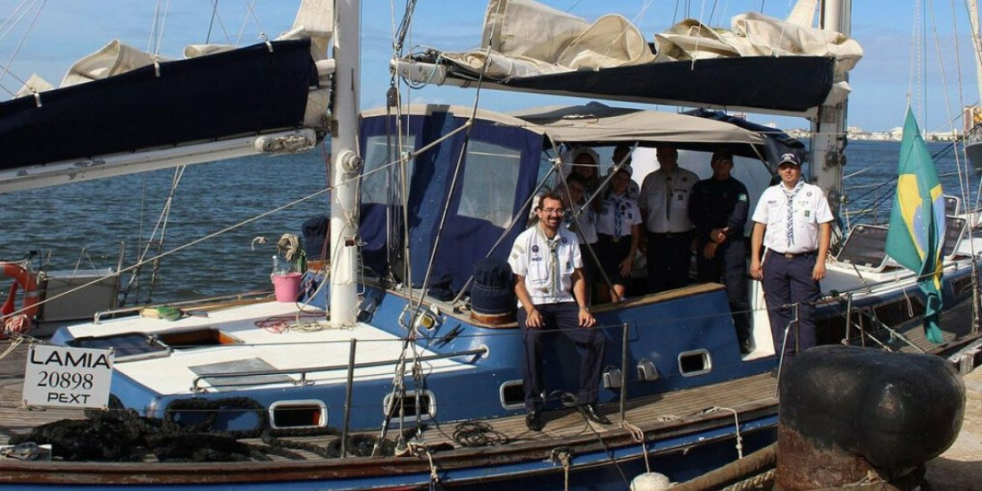 Veleiro dos Escoteiros do Brasil chega ao estado do Rio de Janeiro