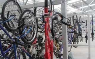 Bicicletário ainda é pouco utilizado:
