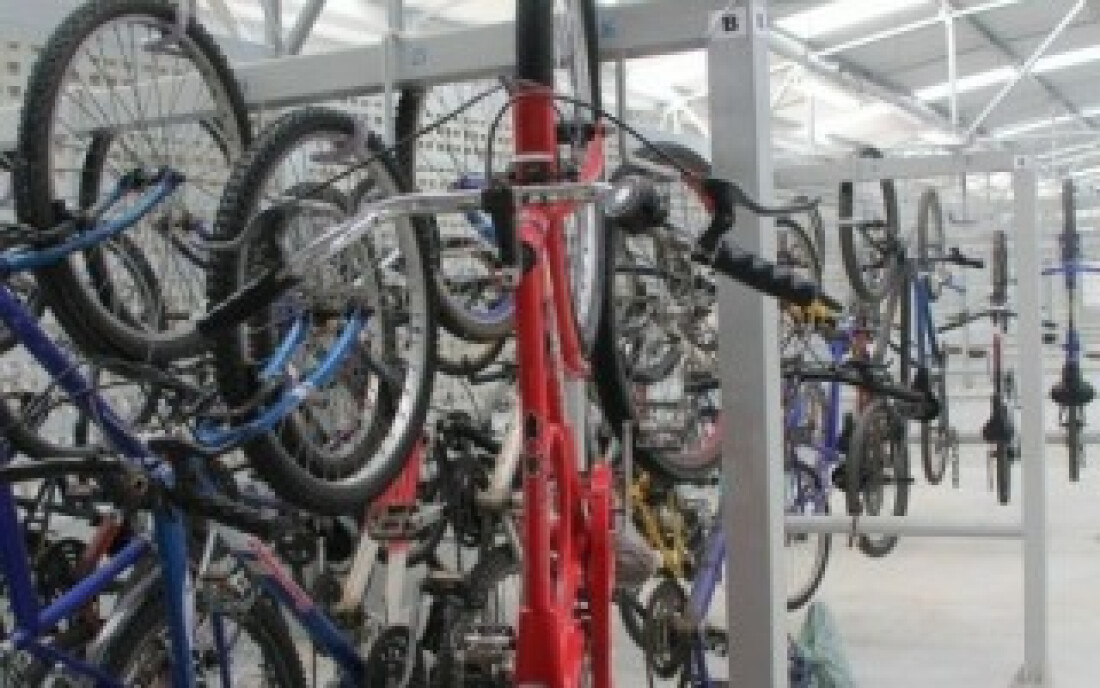 Bicicletário ainda é pouco utilizado: