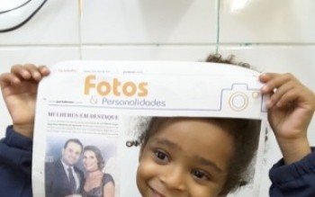 Alunos parabenizam o Grupo Mogi News