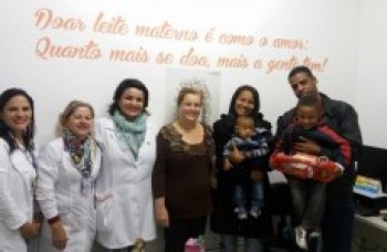 Cidade comemora Dia da Doação de Leite Materno